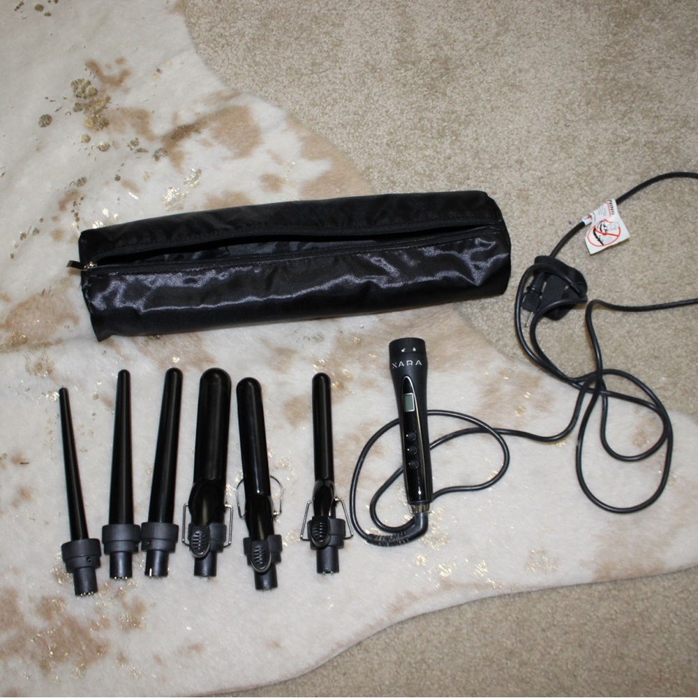 XARA 6 in 1 Curling Iron Set Ceramic